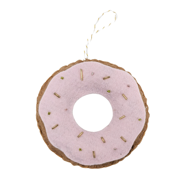 Felt Donut Ornament