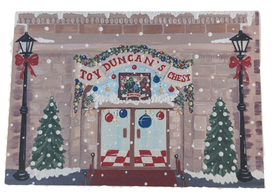 Duncan's New York Toy Store at Christmas Card