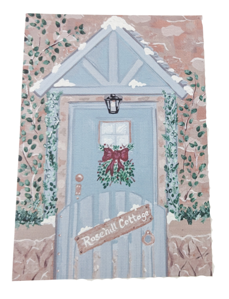 Rosehill Cottage Door Card