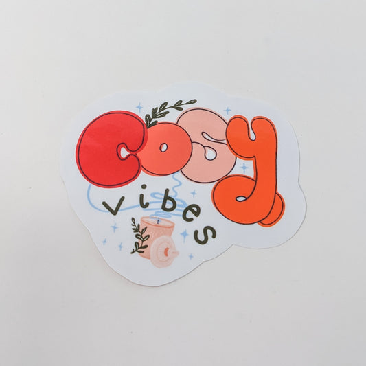Cosy Vibes Vinyl Sticker