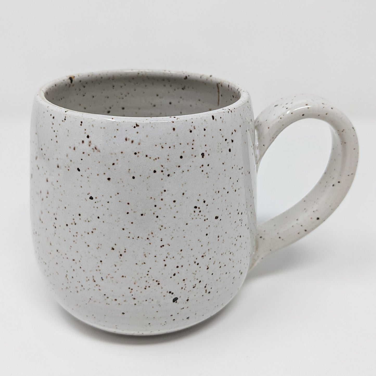 White Speckled Pottery Mug