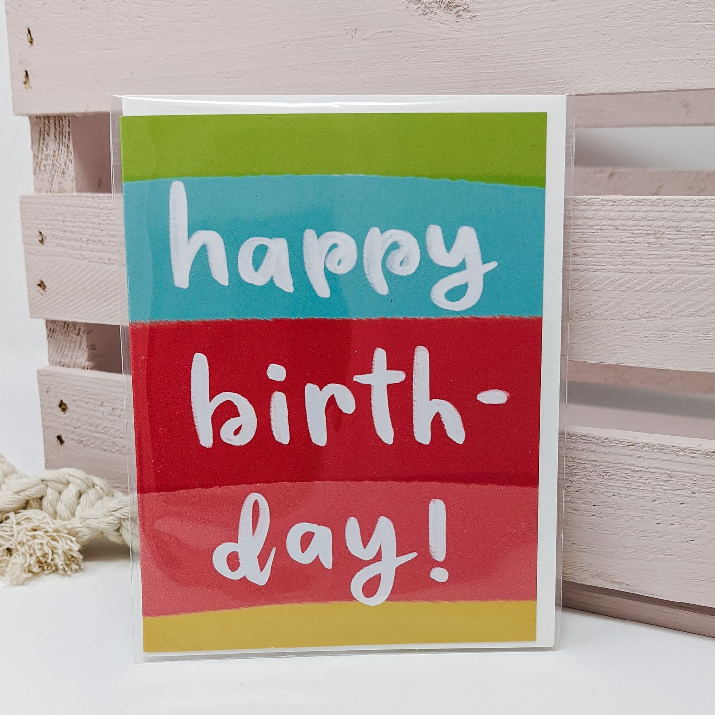 Happy Birthday Colourful Card - Holyome Design Co.